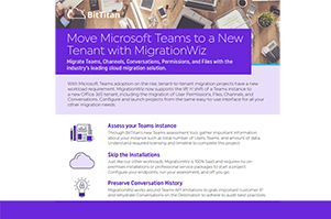 Move Microsoft Teams with MigrationWiz