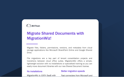 MigrationWiz for Shared Documents