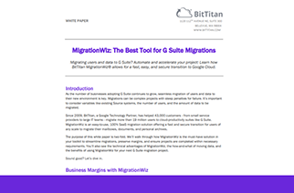 MigrationWiz: The Best Tool for G Suite Migrations
