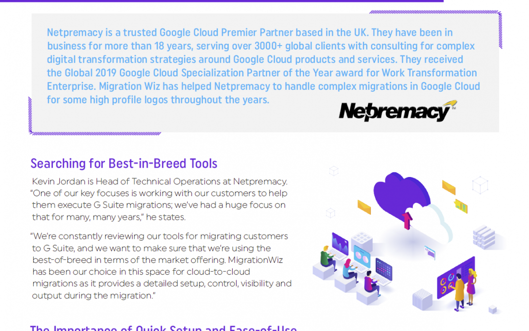 Netpremacy Harnesses MigrationWiz for Cloud Migrations