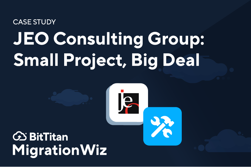 JEO Consulting Group Migration: Small Project, Big Deal
