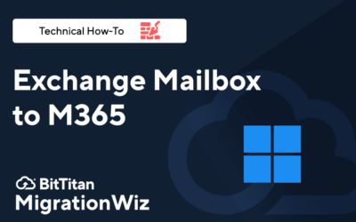 Exchange Mailbox to M365 MigrationWiz Set Up and Migration
