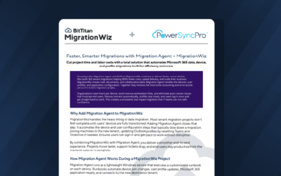 MigrationWiz + Migration Agent