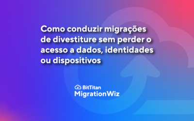 Como conduzir migrações de divestiture sem perder o acesso a dados, identidades ou dispositivos